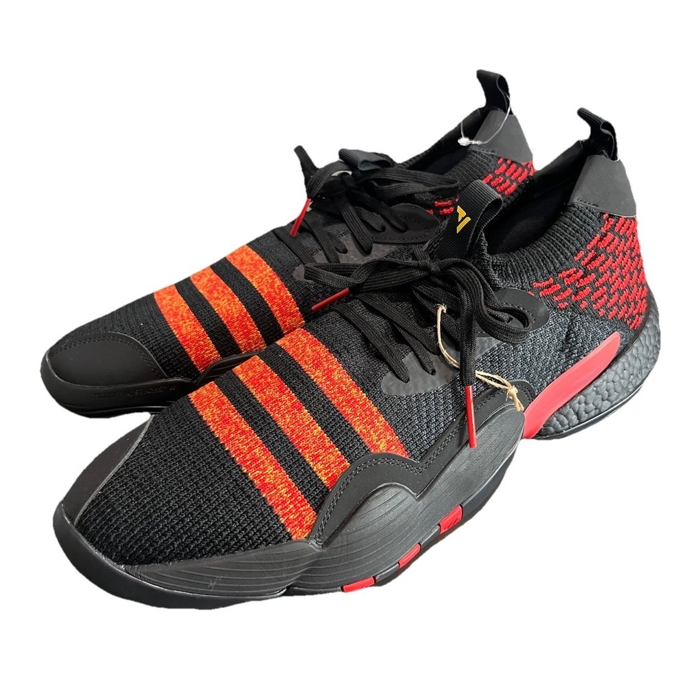 Adidas Trae Young 2.0 Mens 16 Basketball Shoes Sneakers Atlanta Hawk Black Red